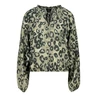 Monari Dames Blouse 410064 Bruin dessin
