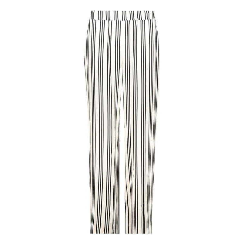 Monari Dames Broek 410042 Zwart dessin