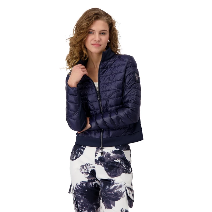 Monari Dames Jas 409367 Midden blauw