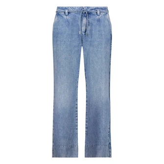 Monari Dames Jeans 409456 Dark blue denim