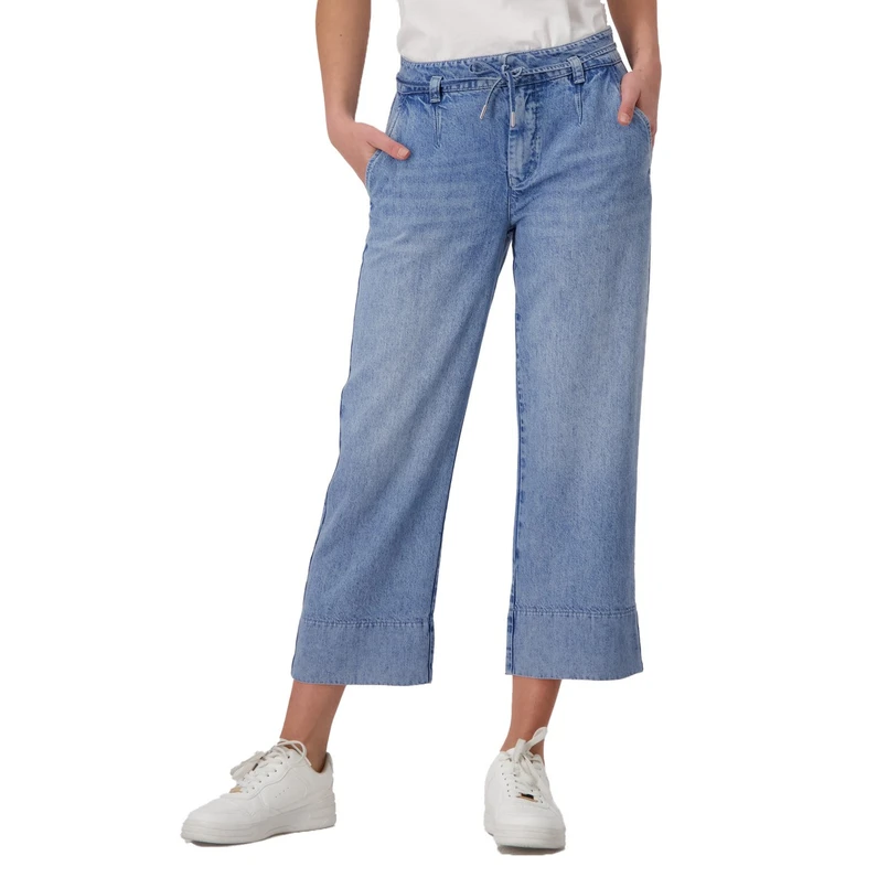 Monari Dames Jeans 409456 Dark blue denim