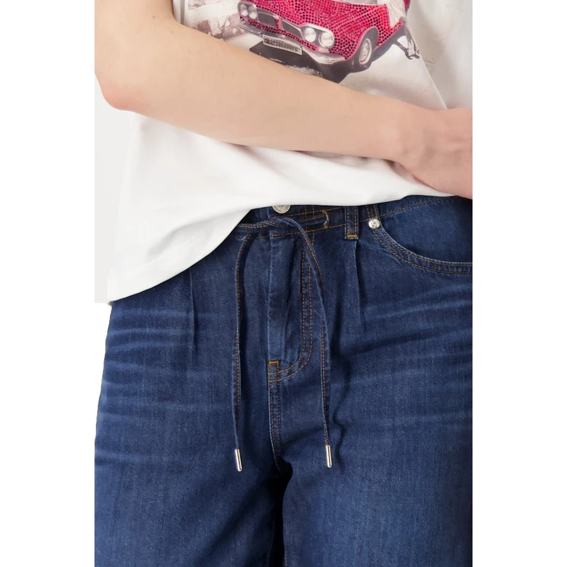 Monari Dames Jeans 409762 Dark blue denim