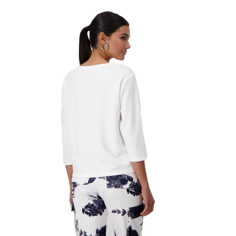 Monari Dames Top 409104 OFF-WHITE