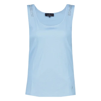 Monari Dames Top 409366 Bleu