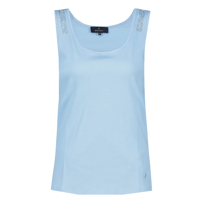 Monari Dames Top 409366 Bleu