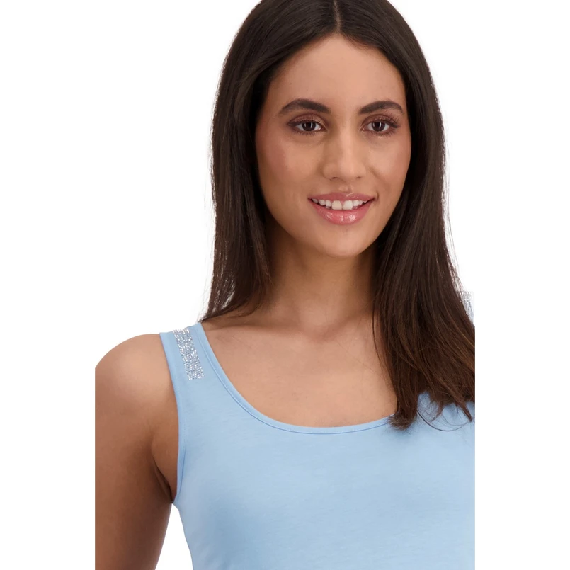 Monari Dames Top 409366 Bleu