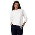 Monari Dames Top 409376 OFF-WHITE