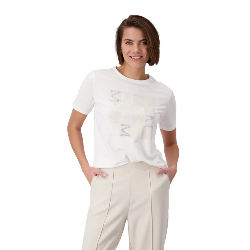 Monari Dames Top 409431 OFF-WHITE
