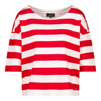 Monari Dames Top 409707 Rood dessin