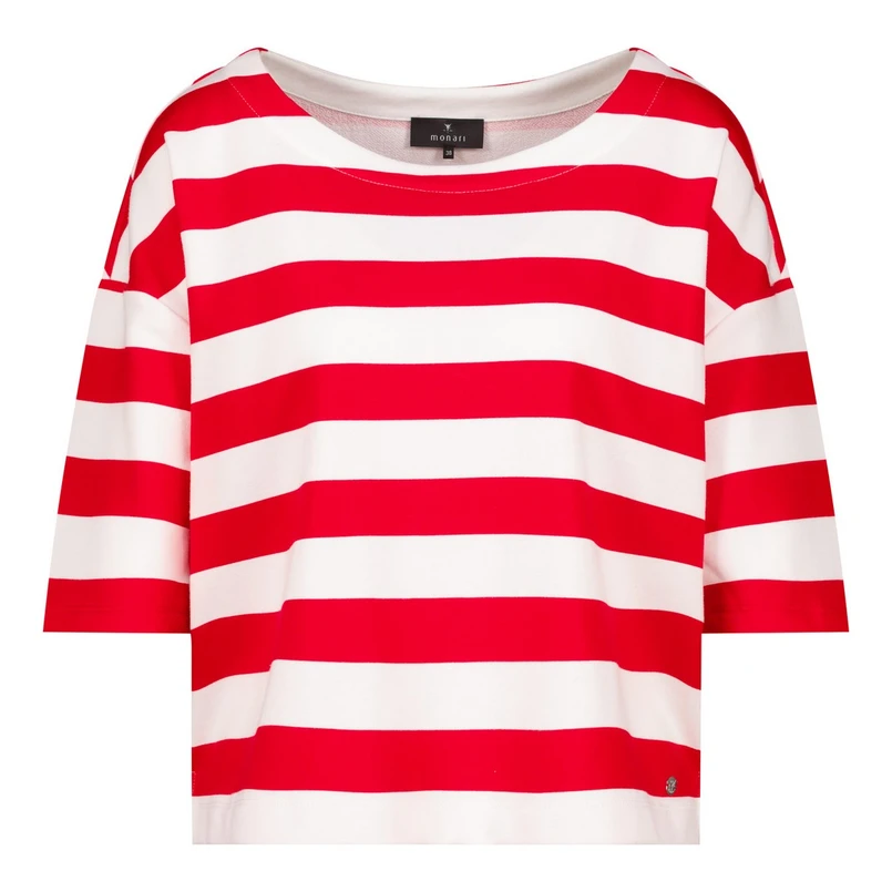 Monari Dames Top 409707 Rood dessin