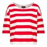 Monari Dames Top 409707 Rood dessin