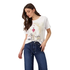 Monari Dames Top 409727 Ecru