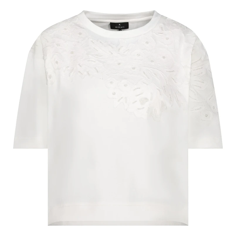 Monari Dames Top 409775 Ecru