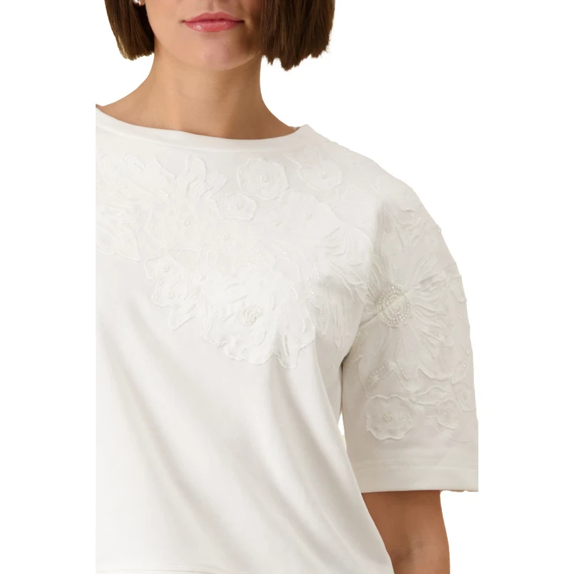 Monari Dames Top 409775 Ecru