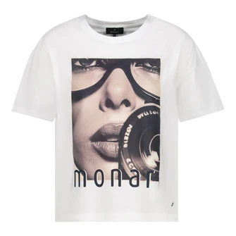 Monari Dames Top 409778 Ecru