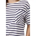 Monari Dames Top 409781 Blauw dessin