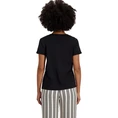 Monari Dames Top 409786 Zwart dessin