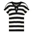 Monari Dames Top 409879 Zwart dessin