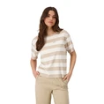 Monari Dames Top 409902 Bruin dessin