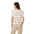 Monari Dames Top 409902 Bruin dessin