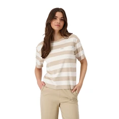 Monari Dames Top 409902 Bruin dessin