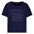 Monari Dames Top 409924 Blauw dessin