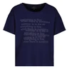 Monari Dames Top 409924 Blauw dessin