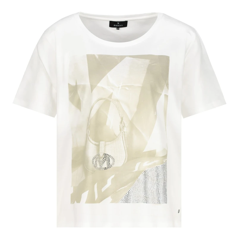 Monari Dames Top 409929 Ecru