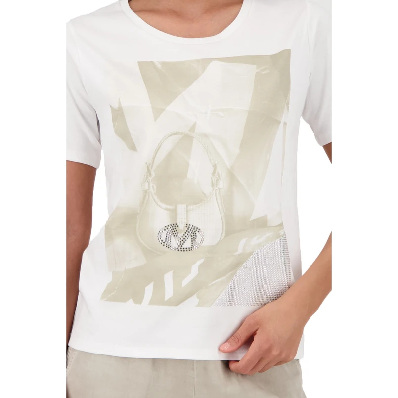 Monari Dames Top 409929 Ecru