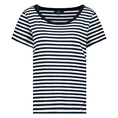 Monari Dames Top 410032 Blauw dessin