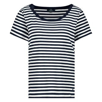 Monari Dames Top 410032 Blauw dessin