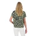 Monari Dames Top 410065 Bruin dessin