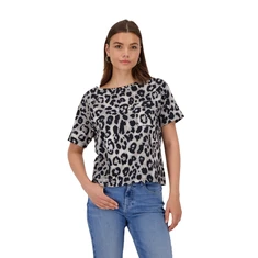 Monari Dames Top 808885 Zwart dessin