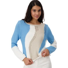 Monari Dames Trui 409276 Bleu