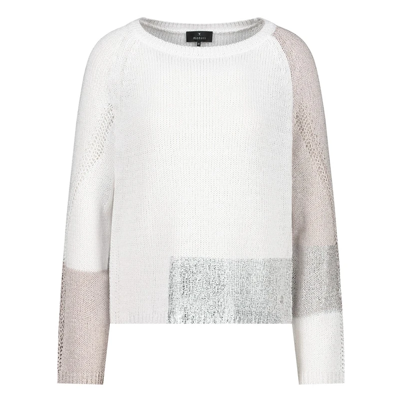 Monari Dames Trui 409302 OFF-WHITE