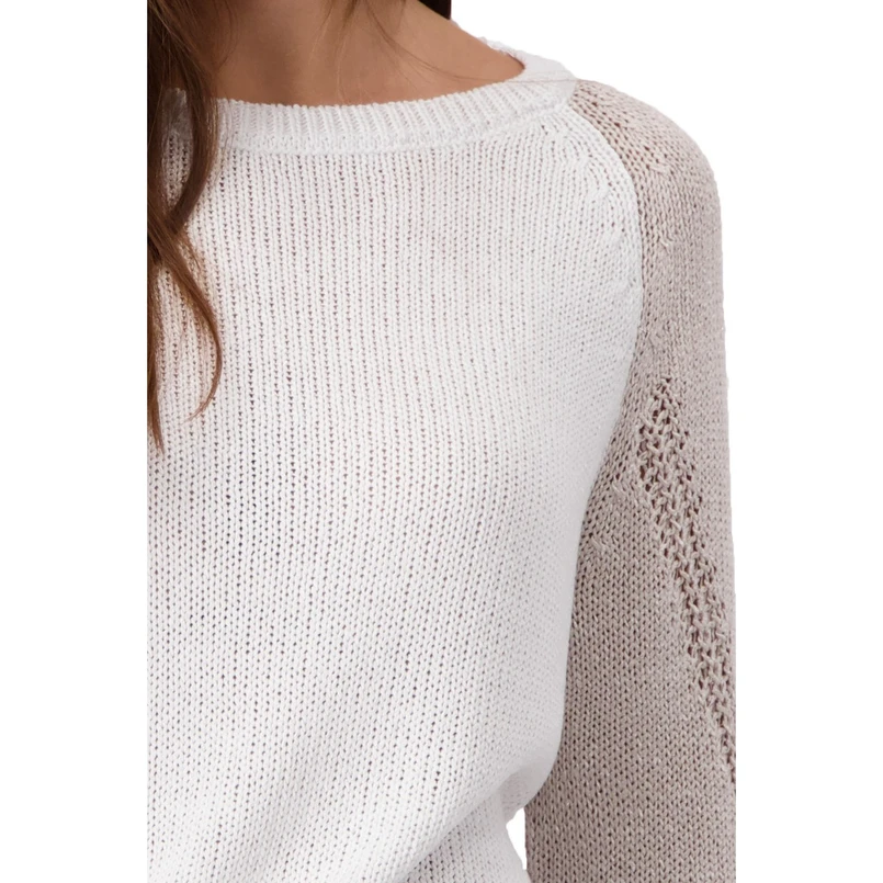 Monari Dames Trui 409302 OFF-WHITE