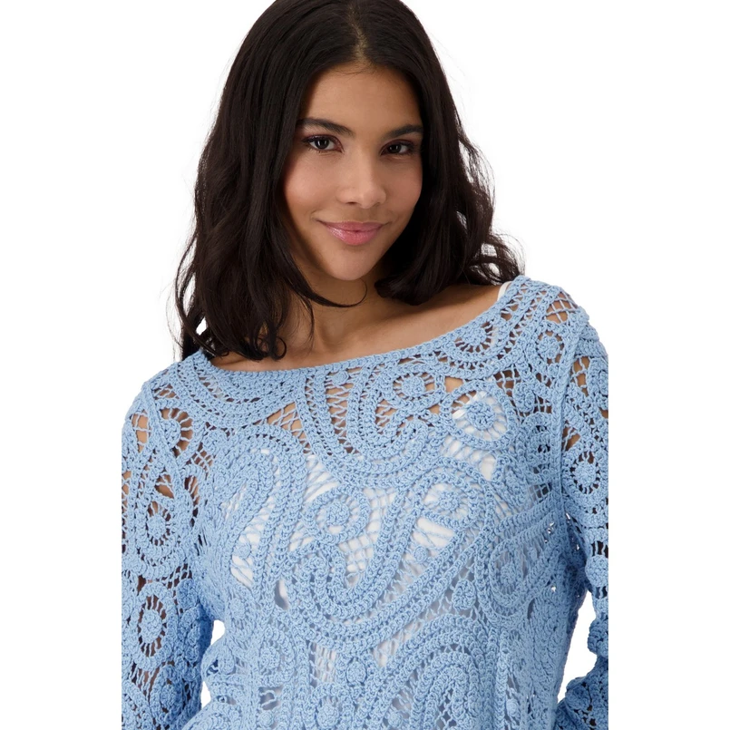 Monari Dames Trui 409485 Bleu