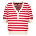 Monari Dames Trui 409958 Rood dessin