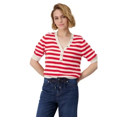 Monari Dames Trui 409958 Rood dessin