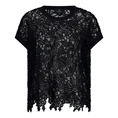 Monari Dames Trui 409994 Zwart dessin