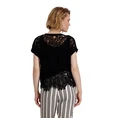 Monari Dames Trui 409994 Zwart dessin