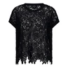 Monari Dames Trui 409994 Zwart dessin
