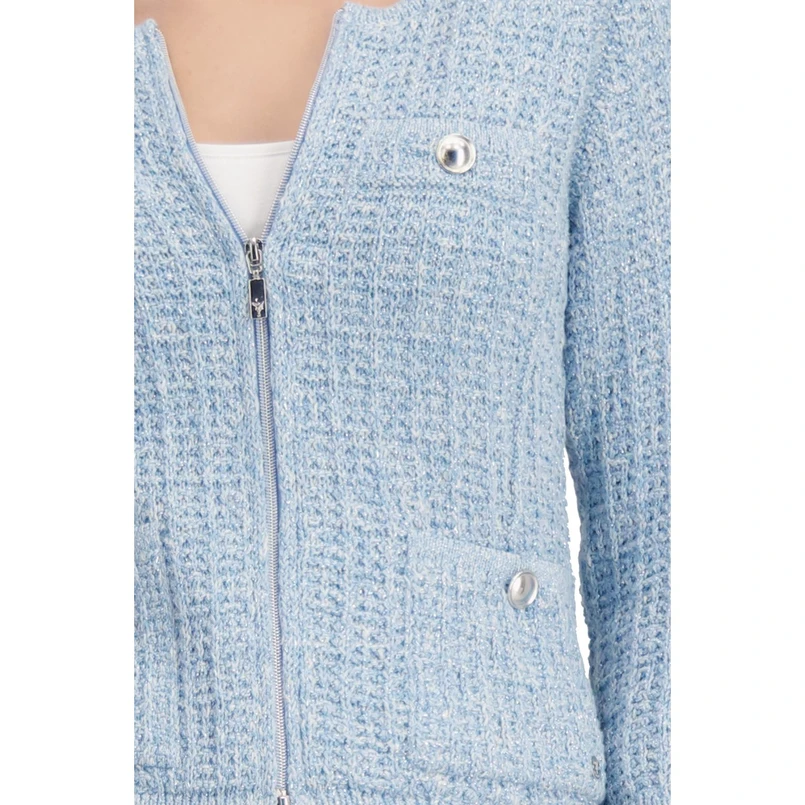 Monari Dames Vest 409286 Bleu