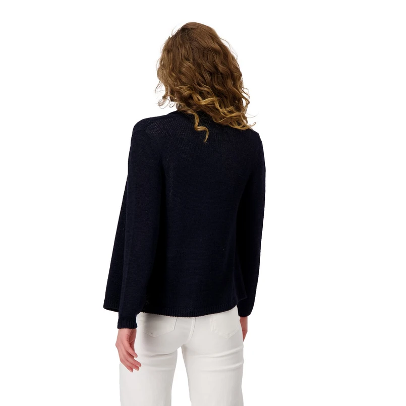 Monari Dames Vest 409321 Midden blauw