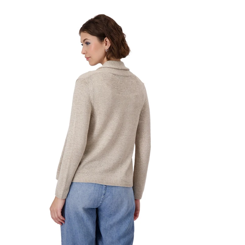 Monari Dames Vest 409321 Zand