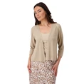 Monari Dames Vest 409993 Ecru