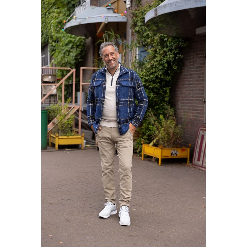 NORTH84 Heren Chino 84101000 Wit