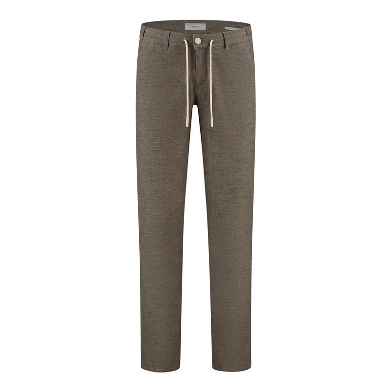 NORTH84 Heren Chino 84152104 Bruin