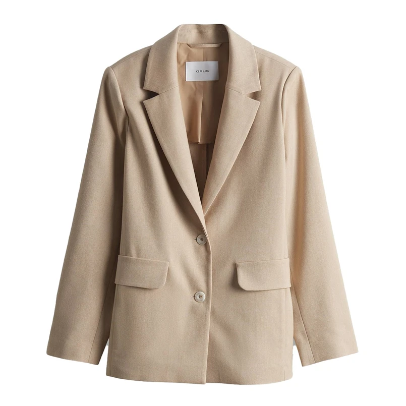 Opus Dames Blazer 10383612979315 NATUREL