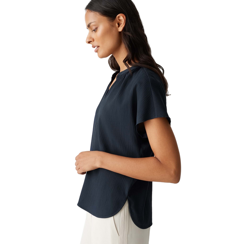 Opus Dames Blouse 10054610507380 Kobalt